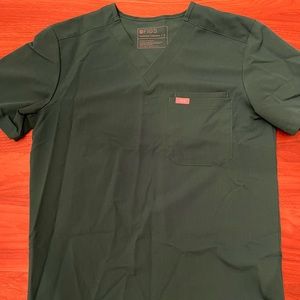 Figs Leon Two-Pocket Scrub Top